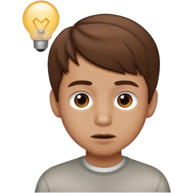 boy with brown hair meme emoji