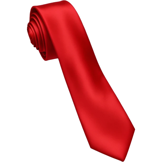 plain isolated red tie emoji