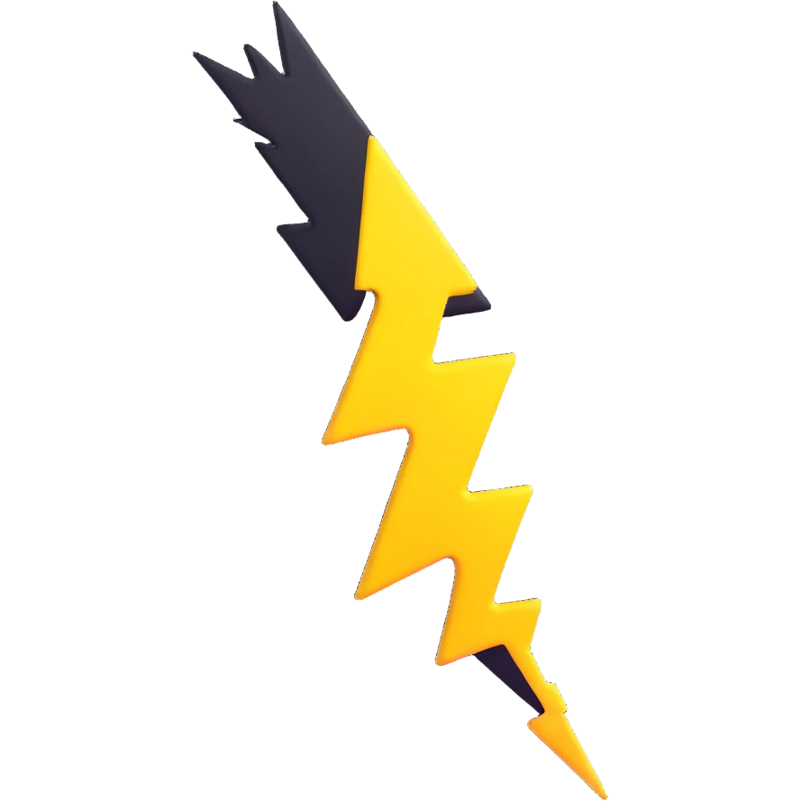 lightning bolt emoji