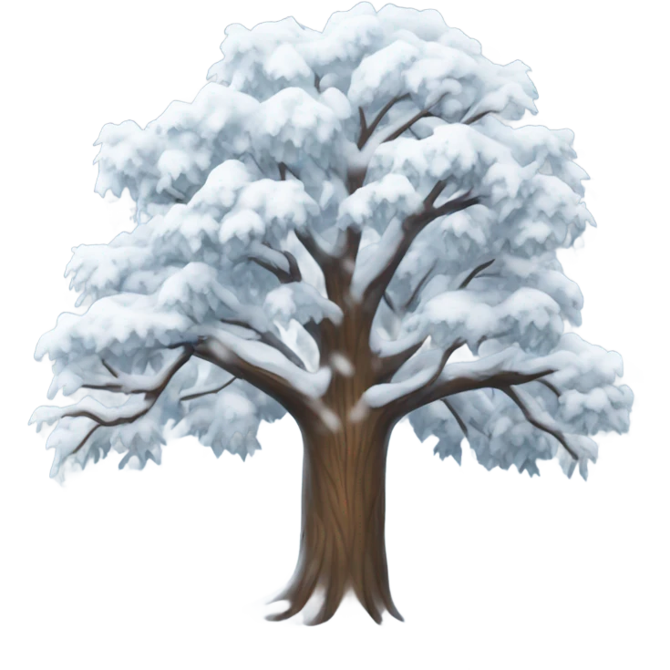 Snow tree emoji