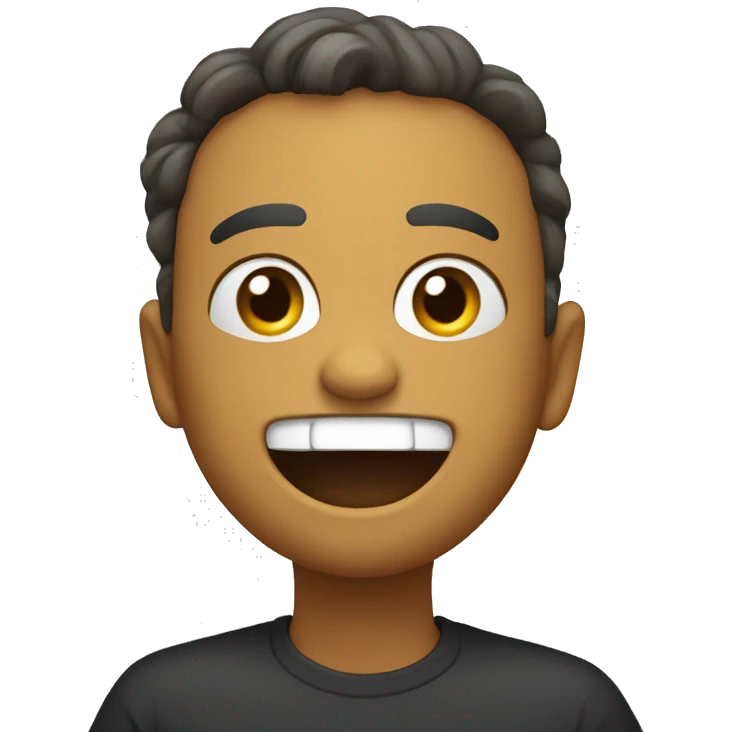 cyclizar smiling with mouth open and dancing with eyes closed, nodding head emoji