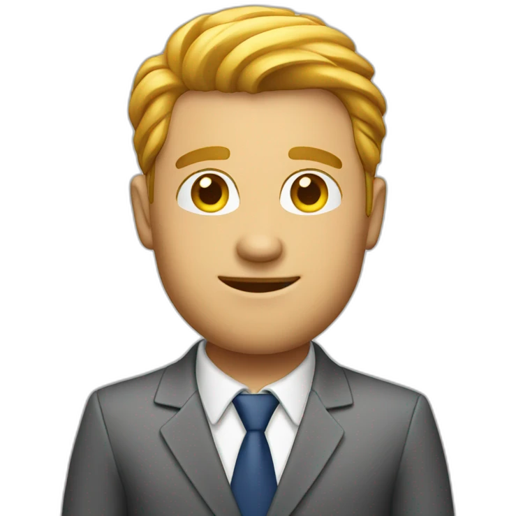 real estate guy emoji
