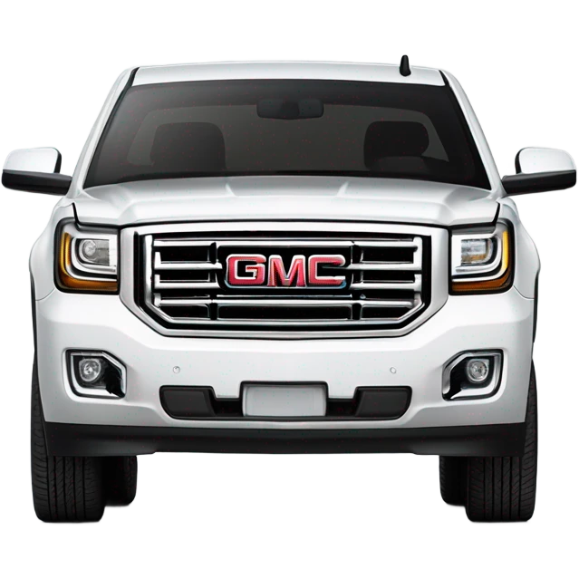 Car gmc Denali 2015 white  emoji