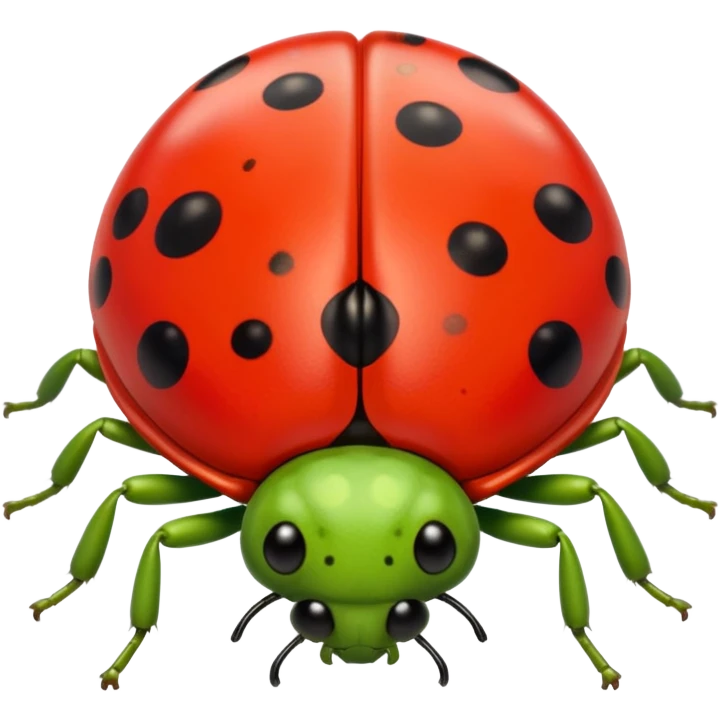 lime cute lady bug emoji