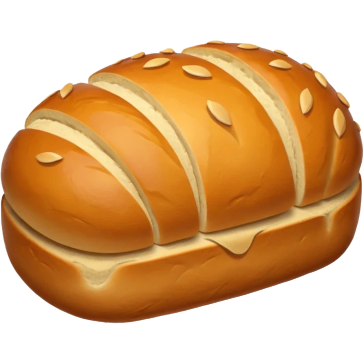 bread loaf taking a nap emoji