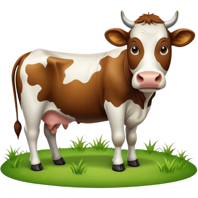 cow on the grass  emoji