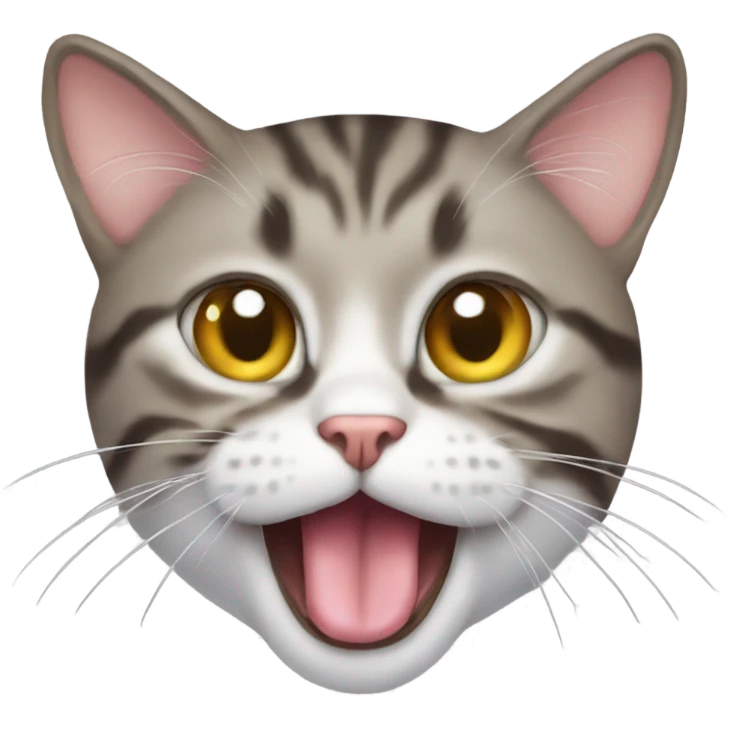 Cat got your tongue emoji
