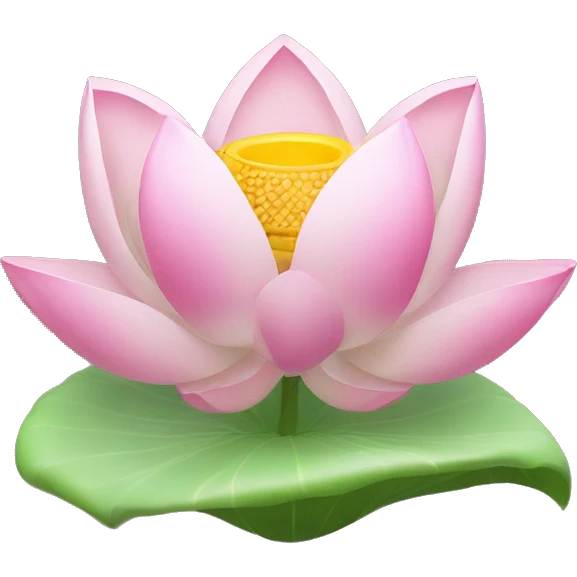 A LOTUS FLOWER WITH TEXT "CREATION" emoji