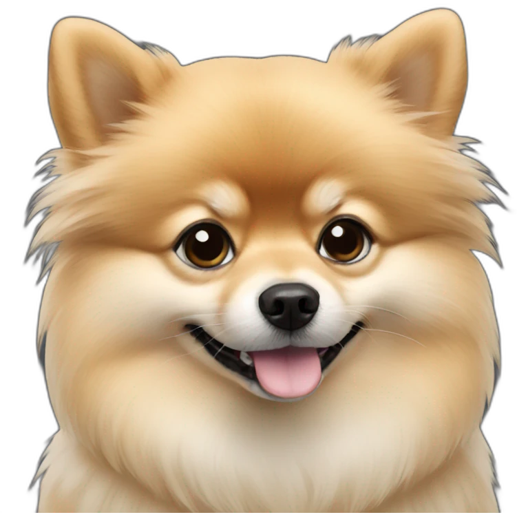 Sabel pomeranian  emoji