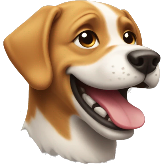 Dog smile emoji
