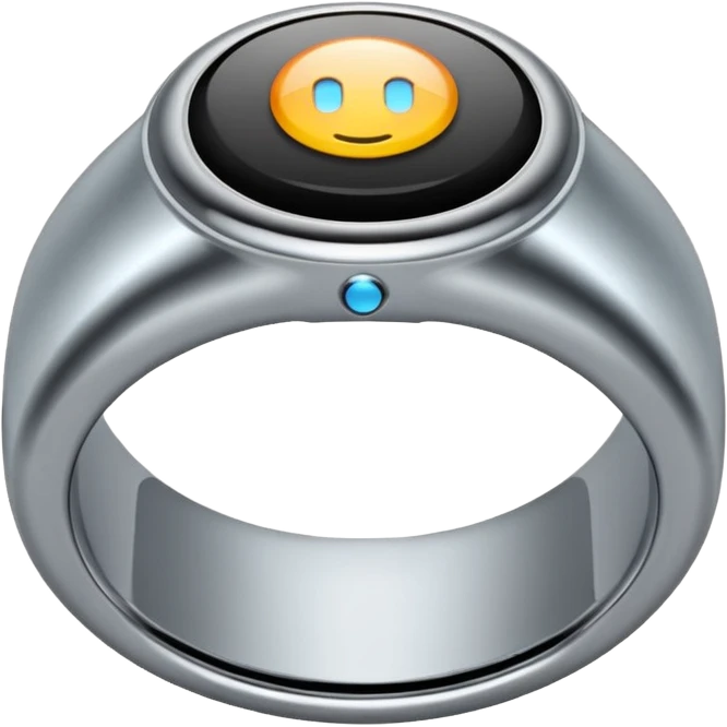 smart tech ring in #232952 color emoji