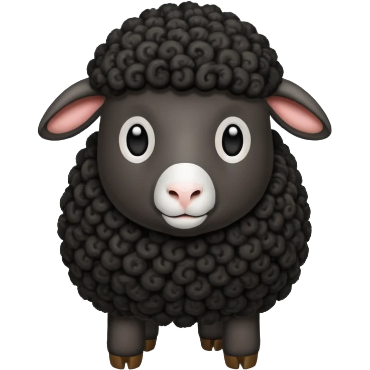 Black sheep emoji
