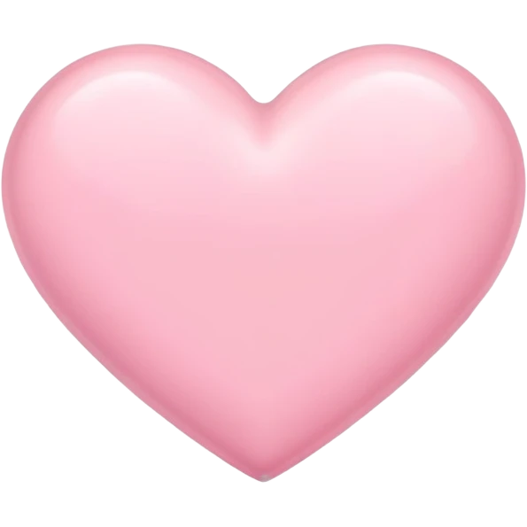 Pastel pink heart emoji emoji