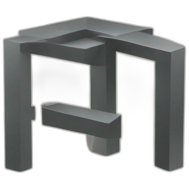 Dance of a square and bevel emoji