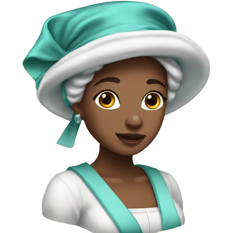 Teal bonnet ￼ emoji
