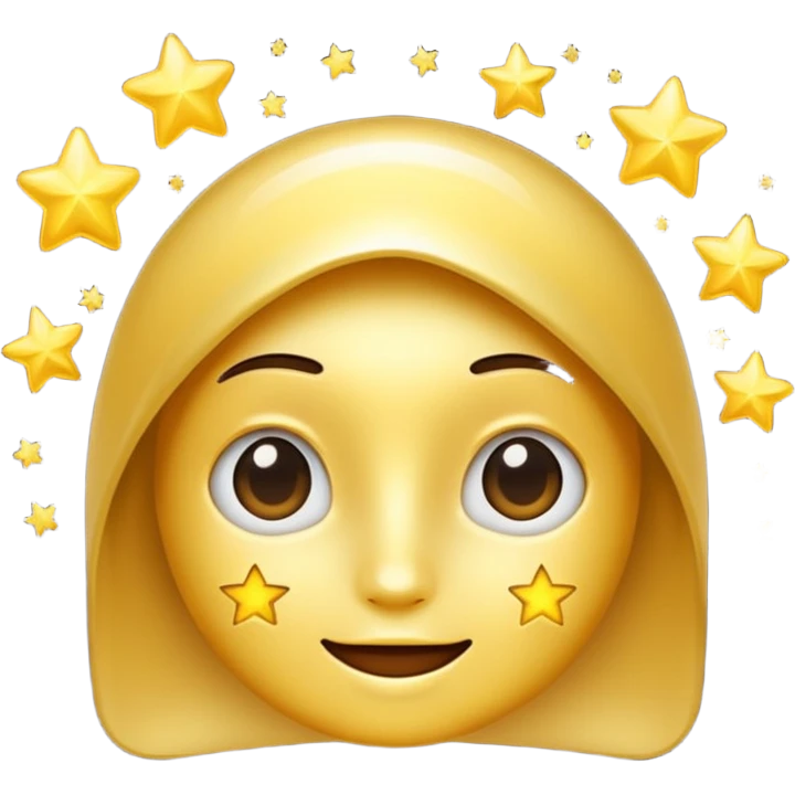 AI with the stars on emoji style emoji