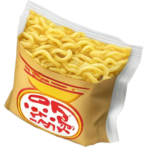 Top ramen packet emoji