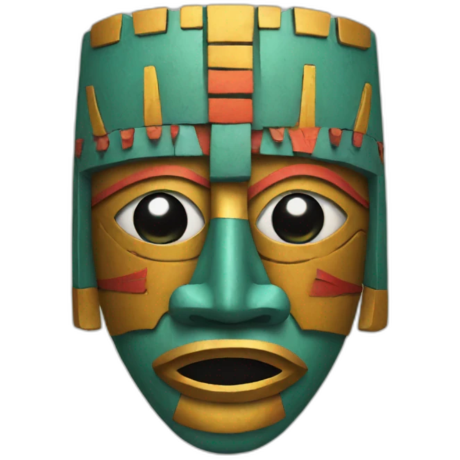 inca mask emoji