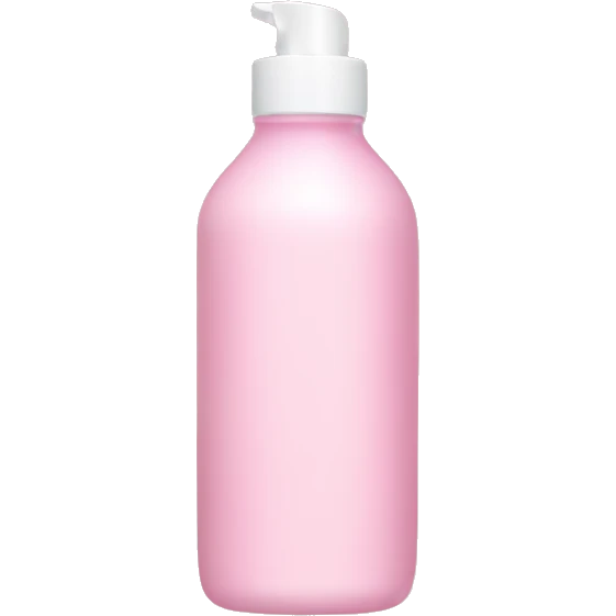 light pink skin care bottle emoji