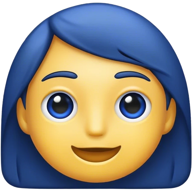 dark blue writing emoji