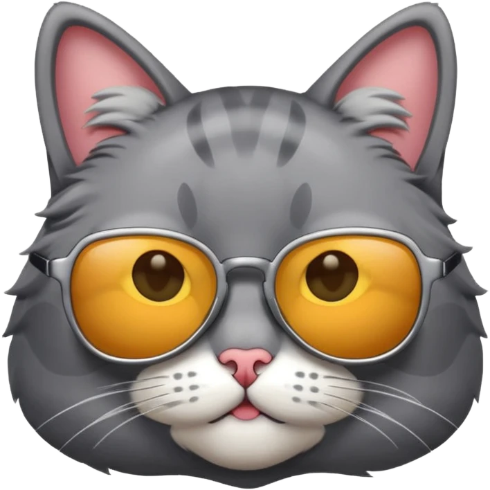 Cat wearing sunglasses emoji