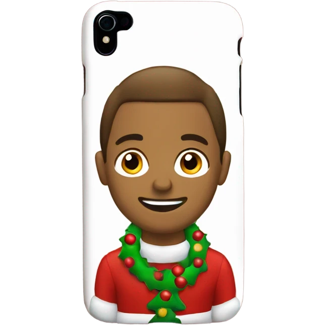 Christmas phone case emoji