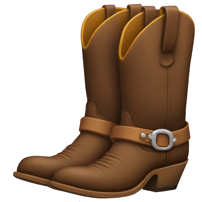 Cowboy boot emoji