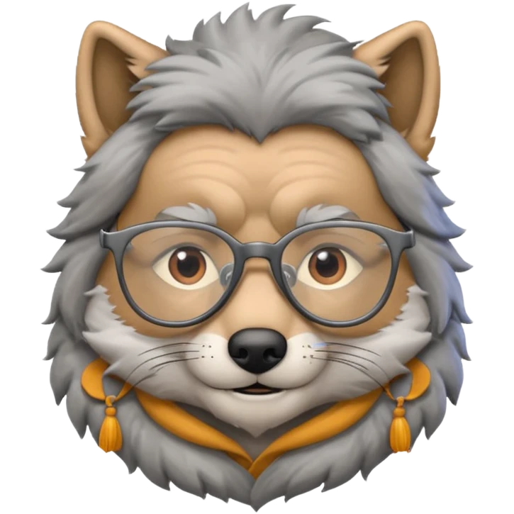Professor wolf emoji