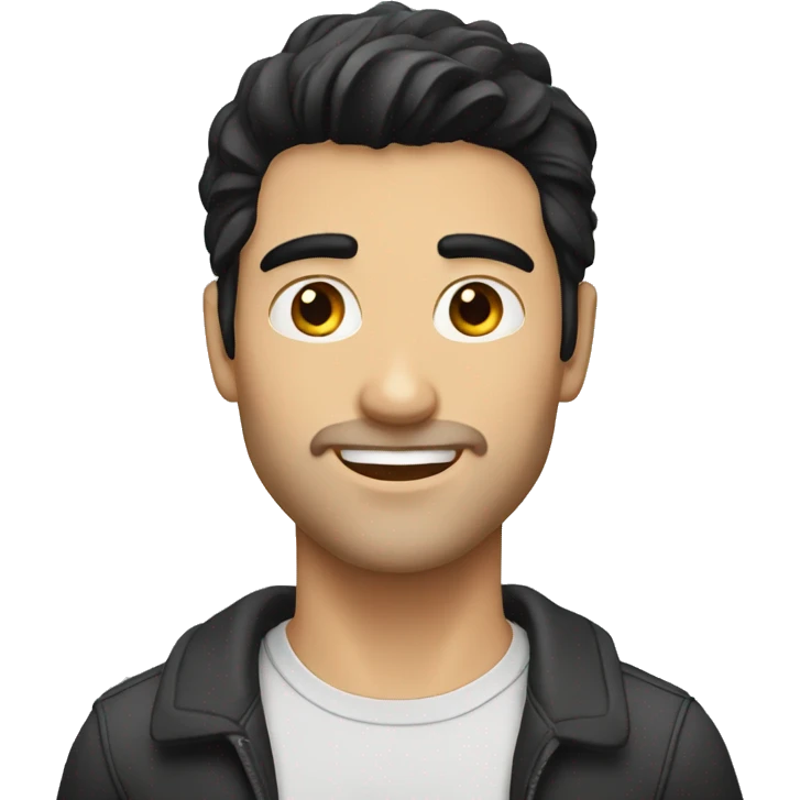 caucasian-man-black-hair-styled emoji