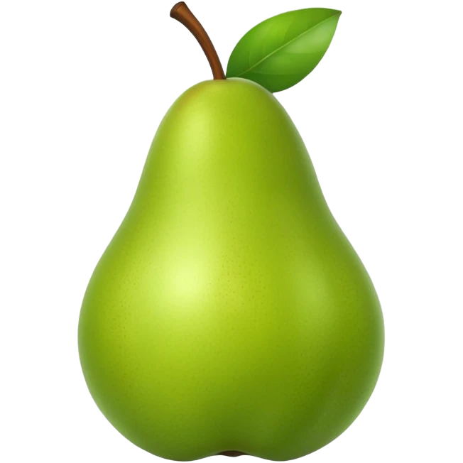  yeşil Pear emoji