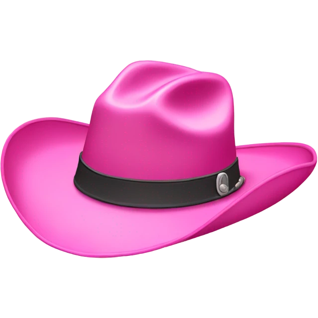 cowboy hat pink  emoji