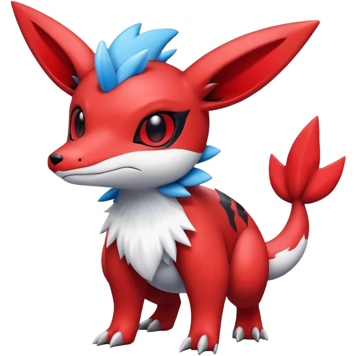  Cute Guilmon-Latias-Umbreon-Fakémon-hybrid-creature (full body)  emoji