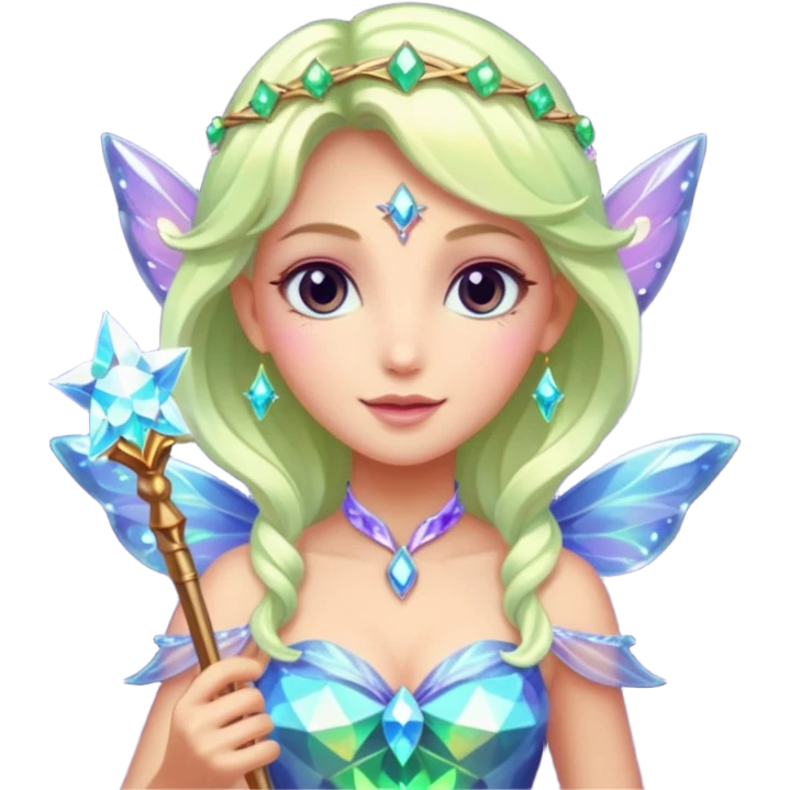 🧚🏻🪄💎 emoji