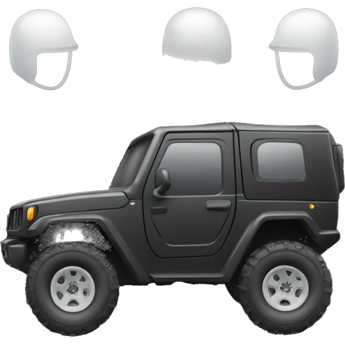 black All terrain vehicles  emoji