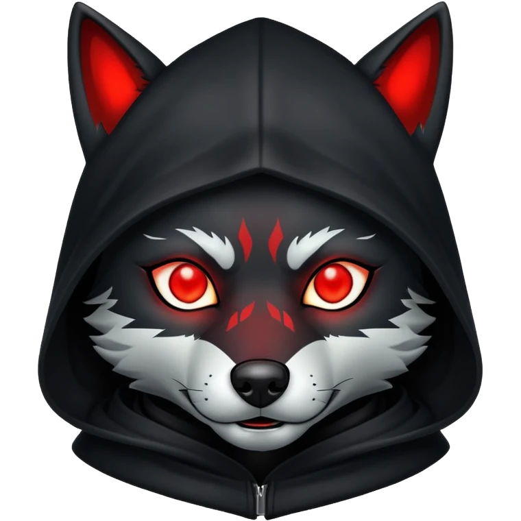 Darth wolf with hood  emoji