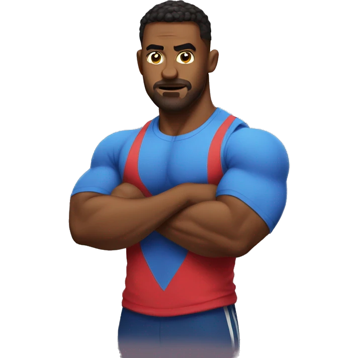 Sweaty gym bro emoji