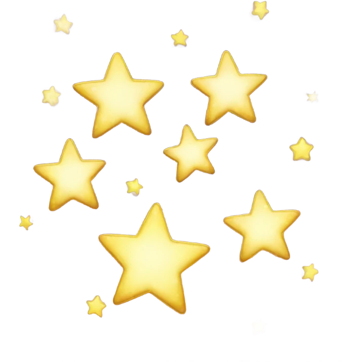 three sparkleso emoji