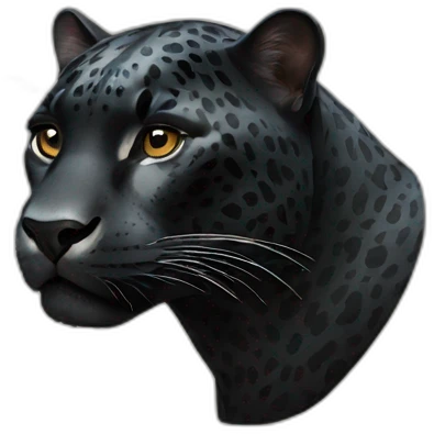 Black jaguar emoji