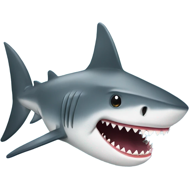 A shark with a beard emoji