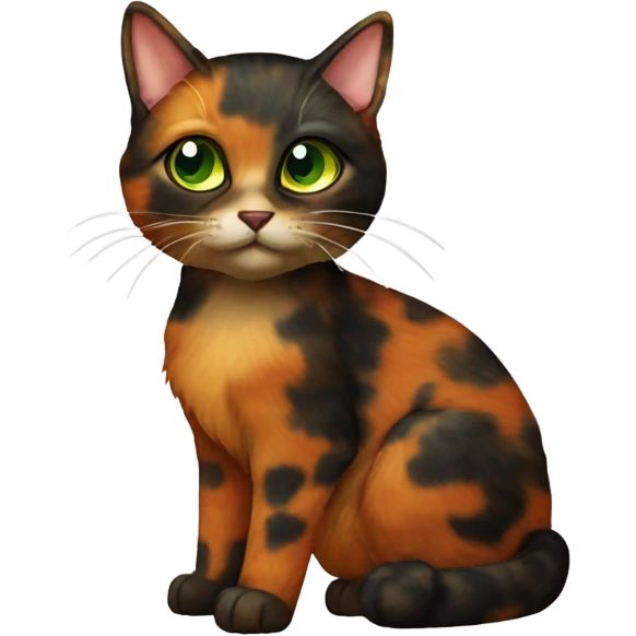 Tortoiseshell cat emoji