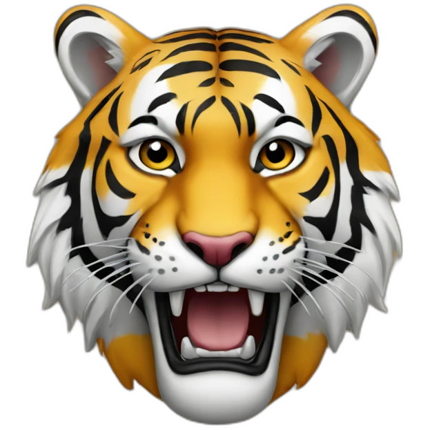 A tiger with kurdistan flag emoji