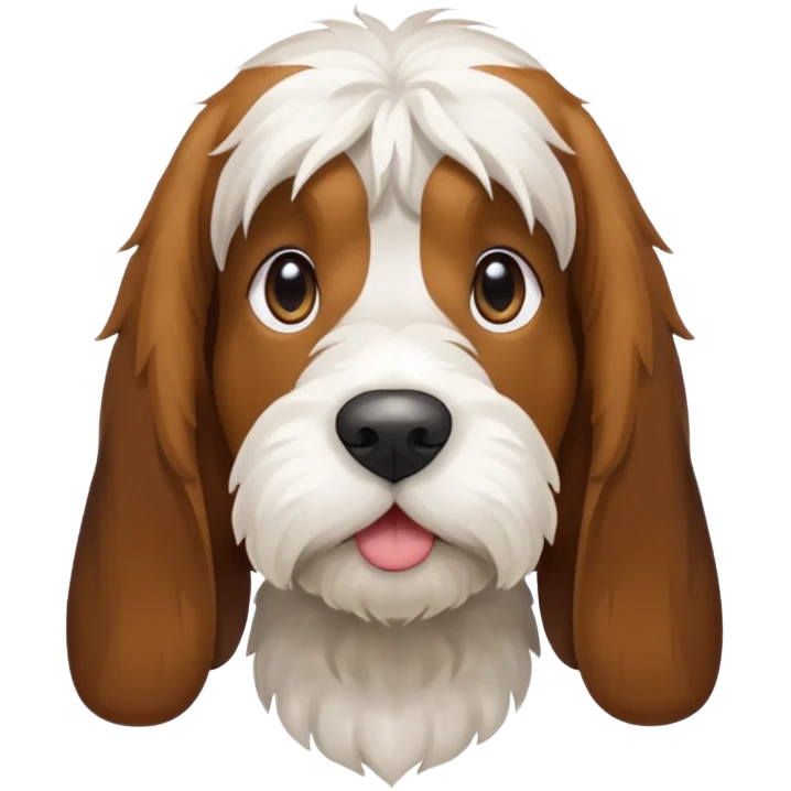 Petit basset griffon vendeen dog emoji