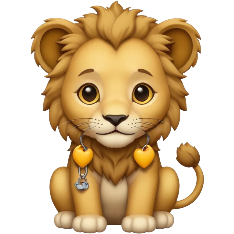 lion cute emoji