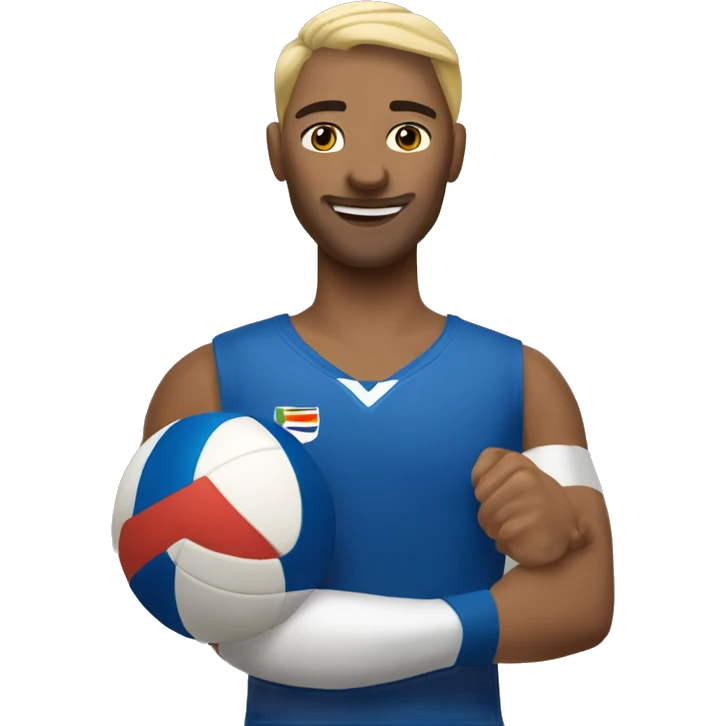 Una persona che gioca a pallavolo  emoji