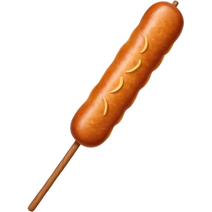 fried sausage on stick emoji