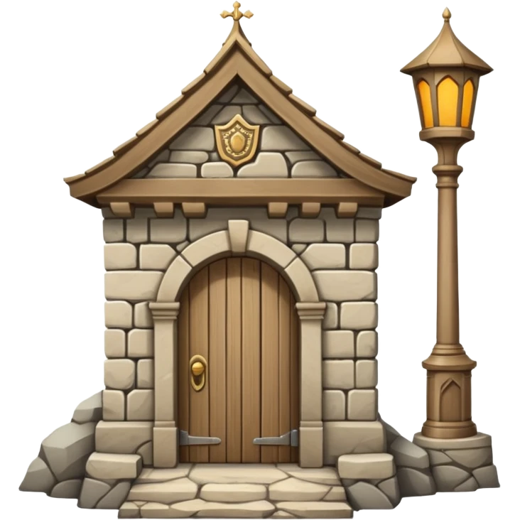 guard post near palace gates emoji