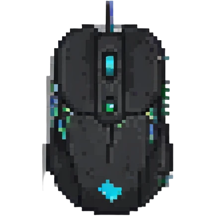 computer mouse pixel art style emoji