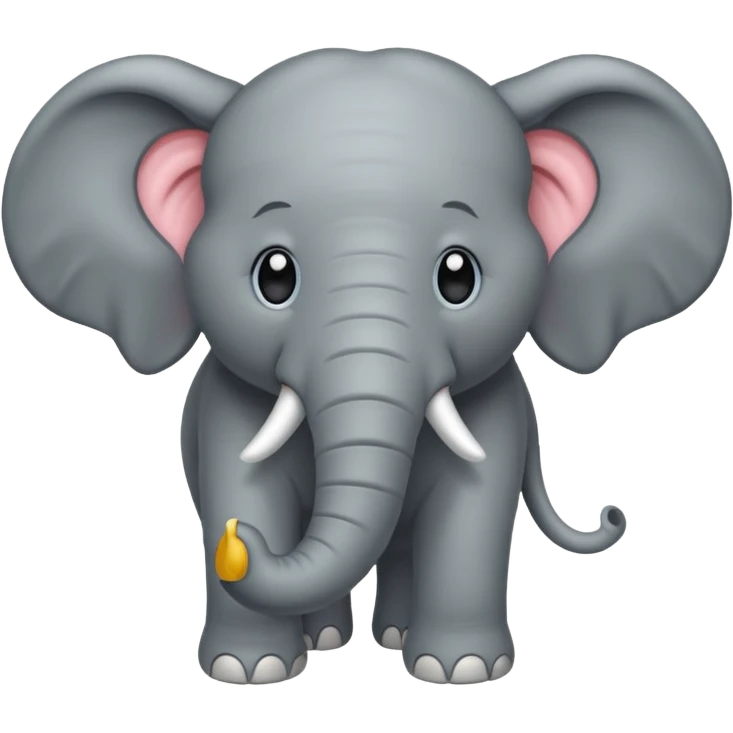  long haired elephant emoji