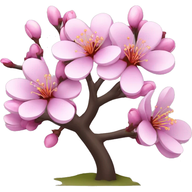 singular plum tree blossom emoji