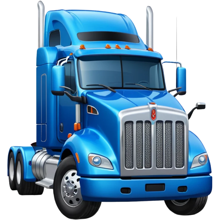 Blue kenworth emoji